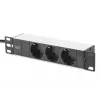 DIGITUS Netzwerk-Set 10in-9U 312x300mm Gehäuse Ablage PDU 8Port Patchpanel