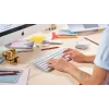 LOGITECH Minimalist Wireless Illuminated Tastatur - MX KEYS MINI - Pale Gray - Qwertz Deutsch