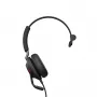 Jabra Evolve2 40 SE USB-A, UC Mono, Kabelgebunden, Telefonie/Musik, 20 - 20000 Hz, 113 g, Headset, Schwarz