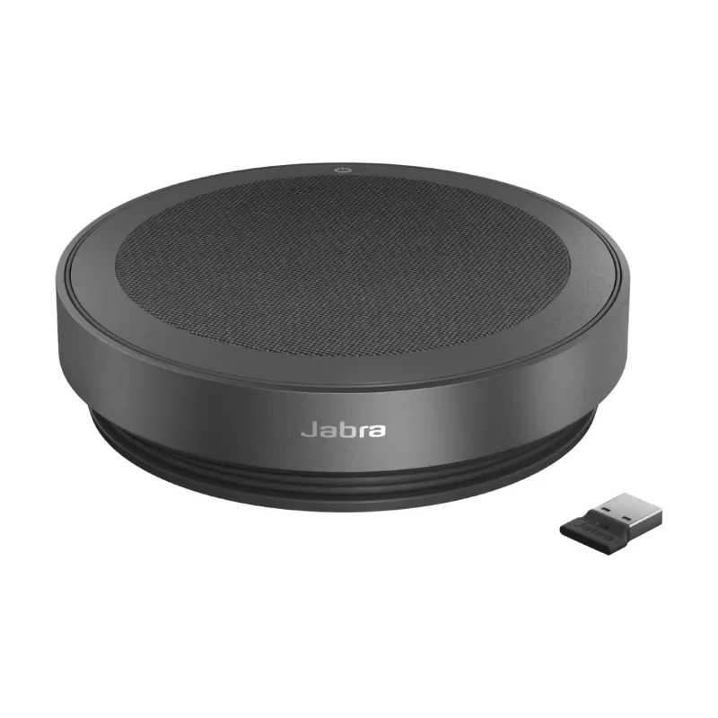 Jabra Speak2 75 MS Teams - Link 380a, Dark Grey, Universal, Black, AAC, CVSD, mSBC, SBC, 72 dB, Buttons, Voice Level Normalization