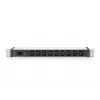 DIGITUS 1U Aluminium PDU rackmontierbar 9x C13 10A 230VAC 50/60Hz IEC C14 Eingang 10A Sicherung