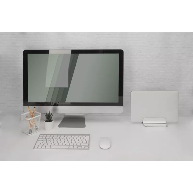 DIGITUS Vertical Notebook Stand, Aluminium silber