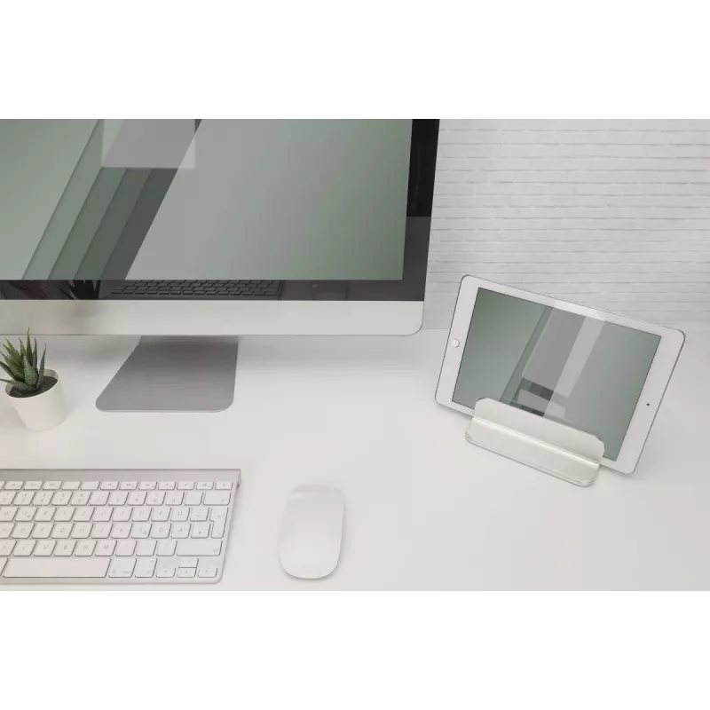 DIGITUS Vertical Notebook Stand, Aluminium silber