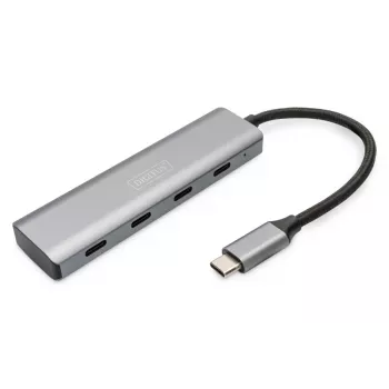 DIGITUS USB-C 4-Port-Hub, 4x USB-C 3.1 Gen1, 5 Gbit/s