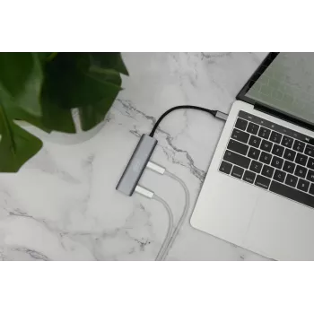 DIGITUS USB-C 4-Port-Hub, 4x USB-C 3.1 Gen1, 5 Gbit/s