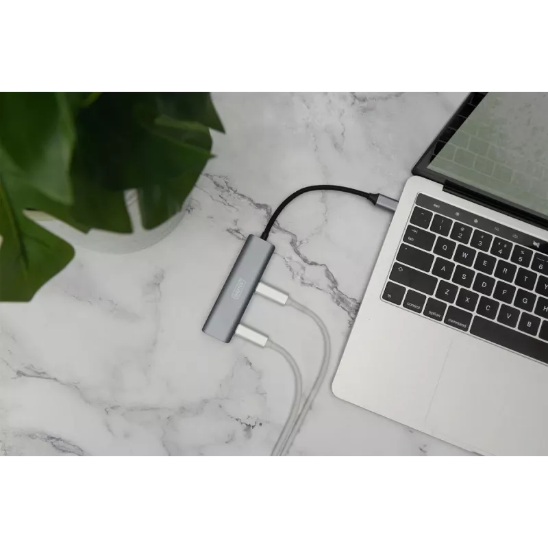 DIGITUS USB-C 4-Port-Hub, 4x USB-C 3.1 Gen1, 5 Gbit/s