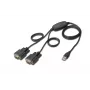DIGITUS USB 2.0 auf 2x RS232 Kabel 1,5m
