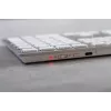 CHERRY KW 9100 schlank FOR MAC Tastatur Universal USB + Bluetooth QWERTZ Deutsch Silber