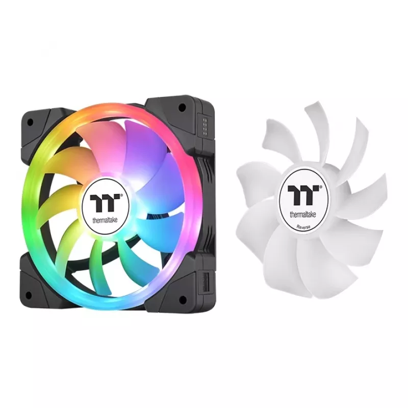 THERMALTAKE PC-Lüfter – SWAFAN EX14 ARGB Sync TT Premium Edition – 14 cm – Schwarz – 3er-Pack