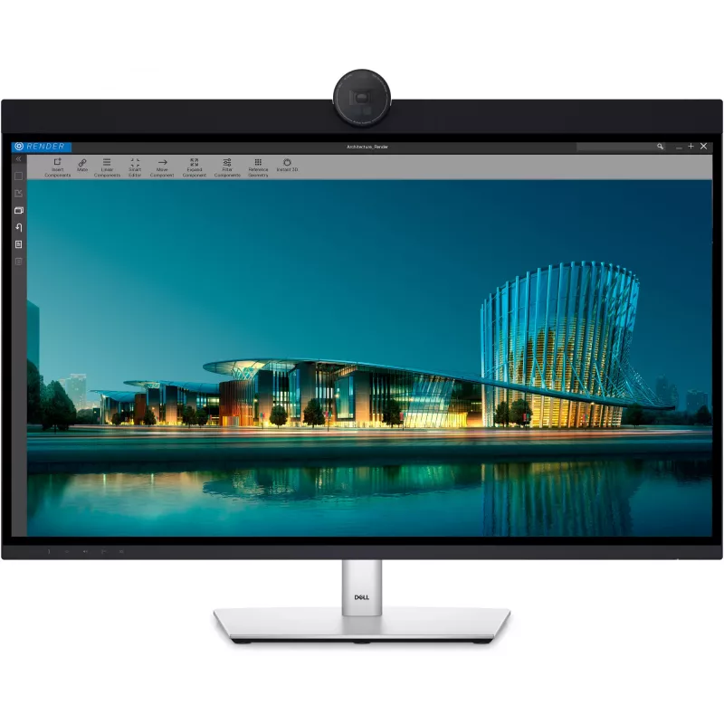 DELL UltraSharp U3224KBA Computermonitor 80 cm (31,5 Zoll) 6144 x 3456 Pixel 6K Ultra HD LCD Schwarz, Silber