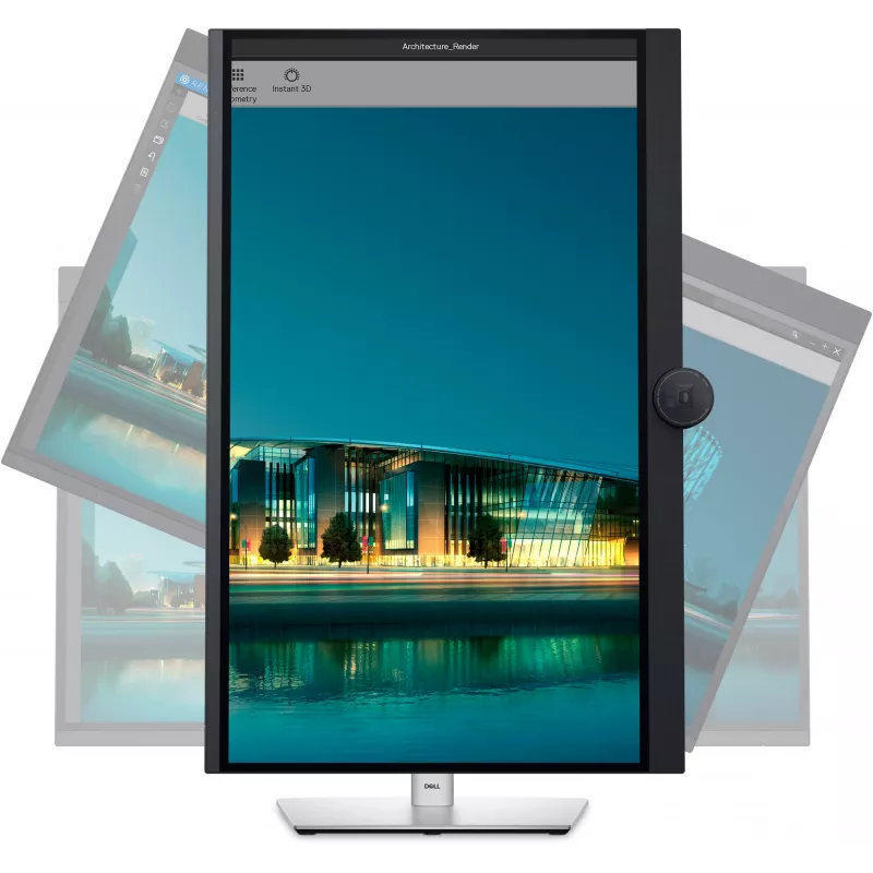 DELL UltraSharp U3224KBA Computermonitor 80 cm (31,5 Zoll) 6144 x 3456 Pixel 6K Ultra HD LCD Schwarz, Silber