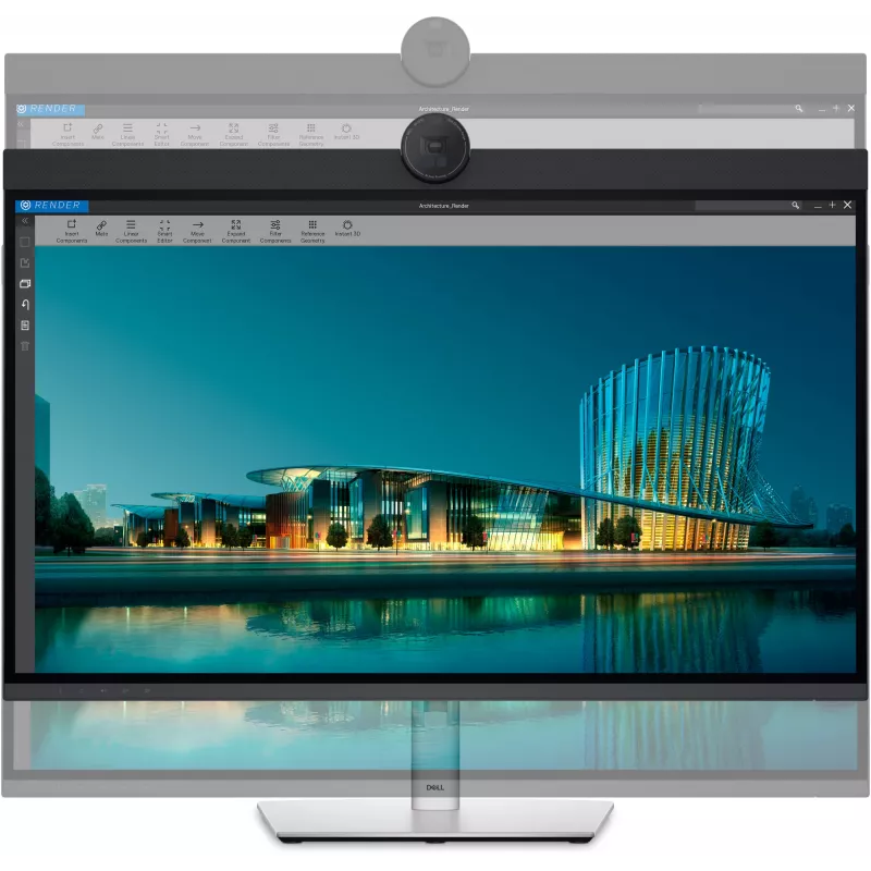 DELL UltraSharp U3224KBA Computermonitor 80 cm (31,5 Zoll) 6144 x 3456 Pixel 6K Ultra HD LCD Schwarz, Silber