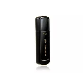 TRANSCEND Jetflash 350 - 4GB USB Stick - USB 2.0 - Schwarz