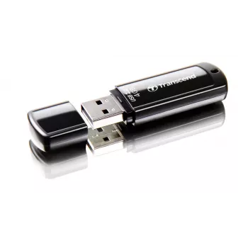 TRANSCEND Jetflash 350 - 4GB USB Stick - USB 2.0 - Schwarz