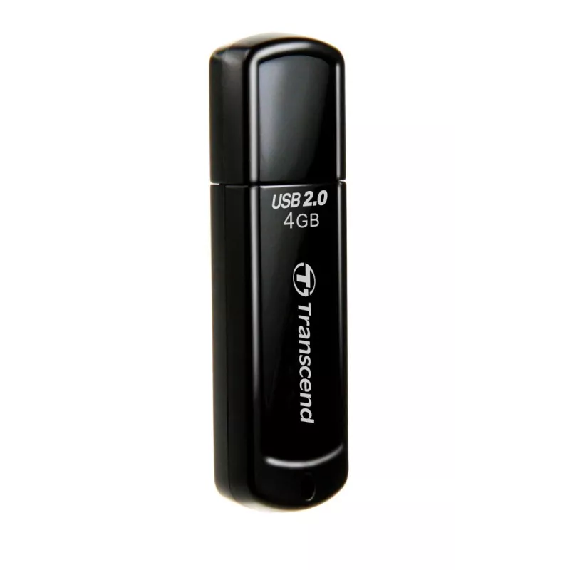 TRANSCEND Jetflash 350 - 4GB USB Stick - USB 2.0 - Schwarz