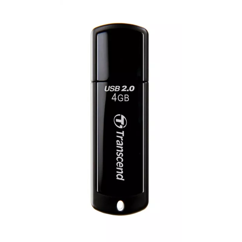 TRANSCEND Jetflash 350 - 4GB USB Stick - USB 2.0 - Schwarz