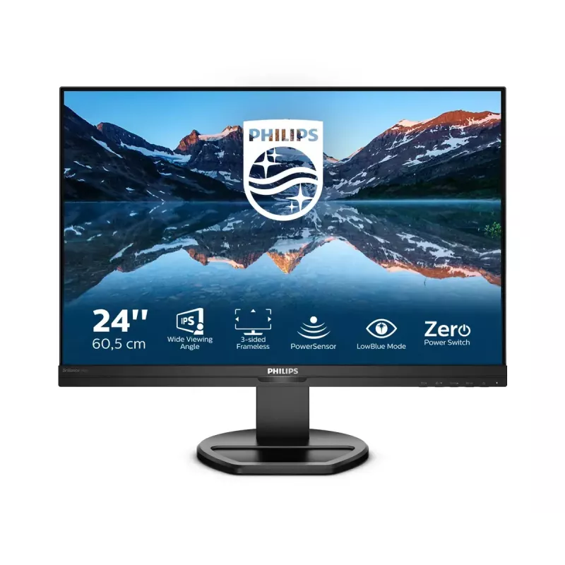 Philips B Line 240B9/00 Computer Monitor 61,2 cm (24,1 Zoll) 1920 x 1200 Pixel WUXGA LED Schwarz