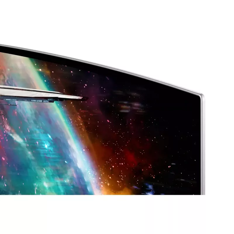 Samsung G95SC Computermonitor 124,5 cm (49 Zoll) 5120 x 1440 Dual QHD OLED Silber