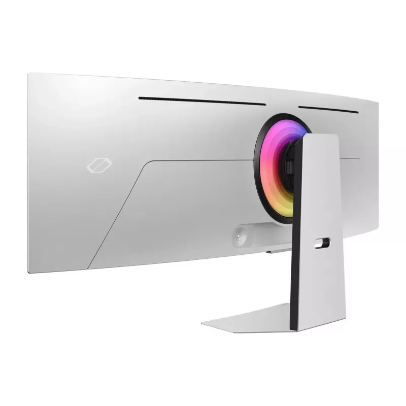 Samsung G95SC Computermonitor 124,5 cm (49 Zoll) 5120 x 1440 Dual QHD OLED Silber