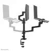 Neomounts DS20-425BL2 Monitorarm mit Laptop-Halterung 17-27 Zoll – platzsparend