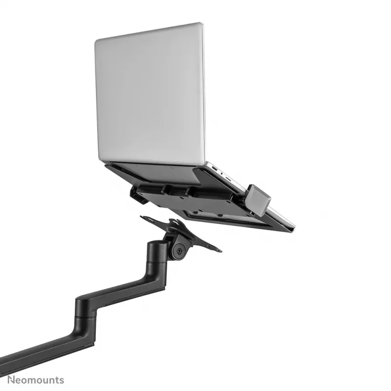 Neomounts DS20-425BL2 Monitorarm mit Laptop-Halterung 17-27 Zoll – platzsparend