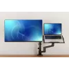Neomounts DS20-425BL2 Monitorarm mit Laptop-Halterung 17-27 Zoll – platzsparend