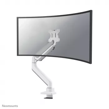 Neomounts DS70PLUS-450WH1 Monitorhalterung 17-49 Zoll - Gasdruckfeder - Tischklemme - 180°-Stopp
