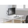 Neomounts DS70PLUS-450WH1 Monitorhalterung 17-49 Zoll - Gasdruckfeder - Tischklemme - 180°-Stopp