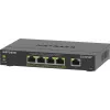 NETGEAR 5-Port Gigabit Ethernet PoE+ Plus Switch (GS305EP) Managed L2/L3 Gigabit Ethernet (10/100/1000) Power over Ethernet (PoE) Schwarz