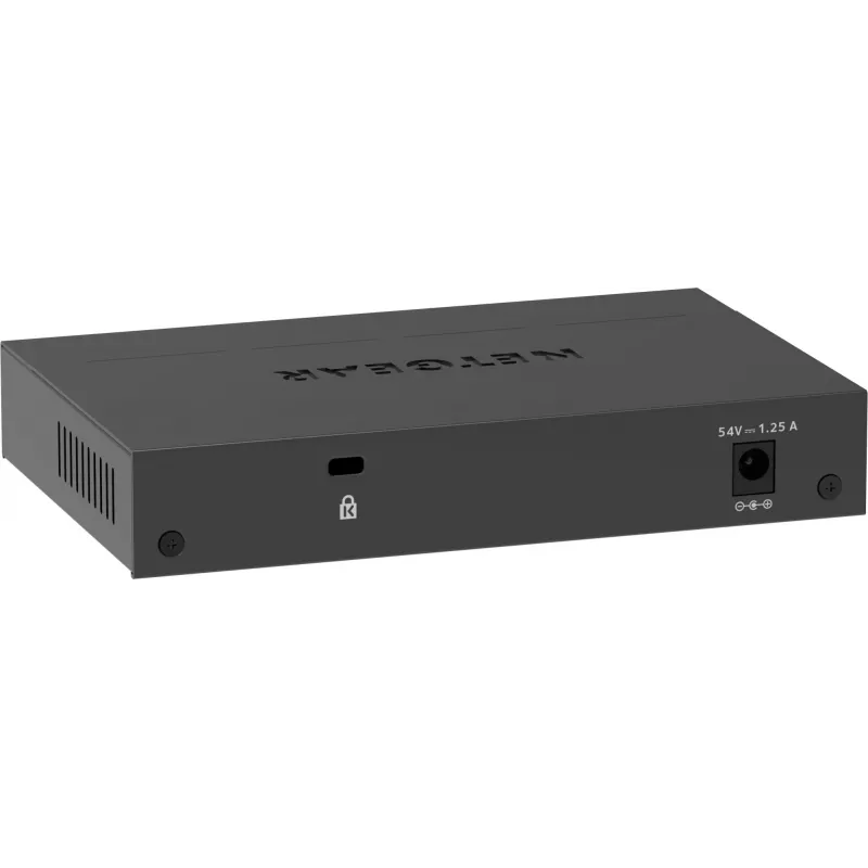 NETGEAR 5-Port Gigabit Ethernet PoE+ Plus Switch (GS305EP) Managed L2/L3 Gigabit Ethernet (10/100/1000) Power over Ethernet (PoE) Schwarz
