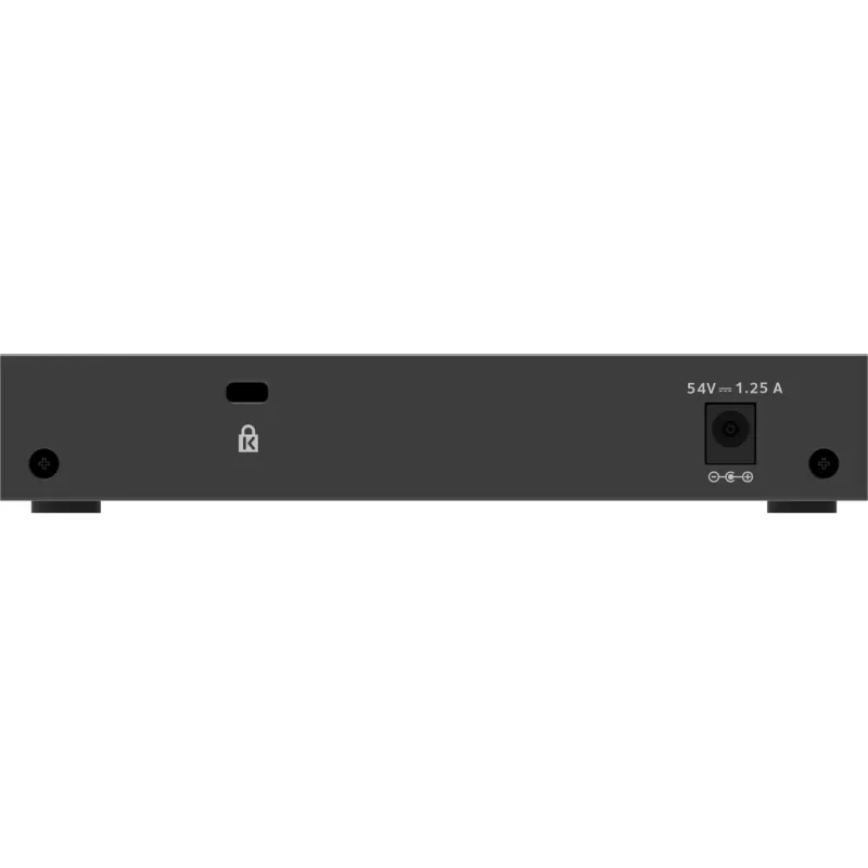 NETGEAR 5-Port Gigabit Ethernet PoE+ Plus Switch (GS305EP) Managed L2/L3 Gigabit Ethernet (10/100/1000) Power over Ethernet (PoE) Schwarz