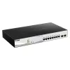 D-Link DGS-1210-10MP Managed L2 Gigabit Ethernet (10/100/1000) Power over Ethernet (PoE) Schwarz, Grau
