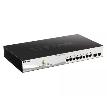D-Link DGS-1210-10MP Managed L2 Gigabit Ethernet (10/100/1000) Power over Ethernet (PoE) Schwarz, Grau