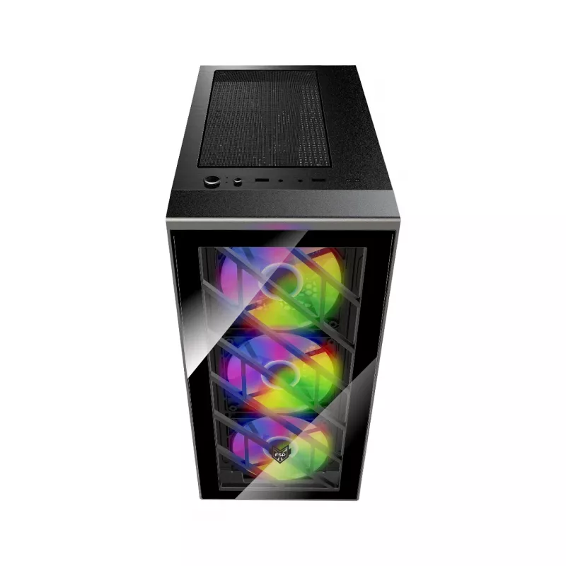 FSP CMT192 Gehäuse Midi Tower mITX, mATX, ATX Schwarz Fixed RGB