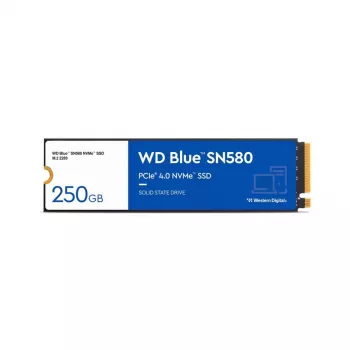 WESTERN DIGITAL SSD – WD Blue SN580 NVMe – 2 TB – PCIe Gen4 x4 – M.2 2280