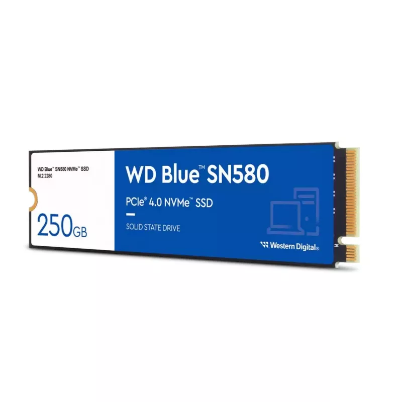 WESTERN DIGITAL SSD – WD Blue SN580 NVMe – 2 TB – PCIe Gen4 x4 – M.2 2280