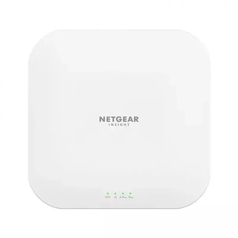 NETGEAR Insight Cloud Managed WiFi 6 AX3600 Dual Band Access Point (WAX620) 3600 Mbit/s Weiß Power over Ethernet (PoE)