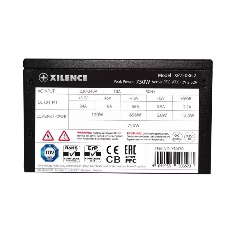 Netzteil Xilence XN430 750 W