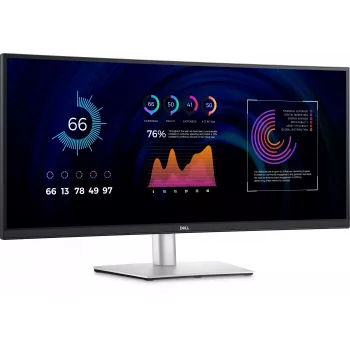 DELL P Series P3424WE Computer Monitor 86,7 cm (34,1 Zoll) 3440 x 1440 Pixel 4K Ultra HD LCD Schwarz