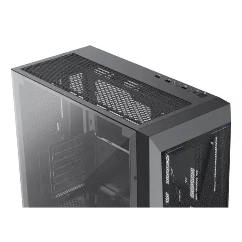 PC-Miditower-Gehäuse XILENCE XG151 – schwarz, unterstützt ATX/Micro-ATX/Mini-ITX, unteres Netzteil, 2x 3,5 Zoll + 4x 2,5 Zoll Einschübe