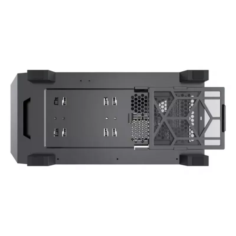 PC-Miditower-Gehäuse XILENCE XG151 – schwarz, unterstützt ATX/Micro-ATX/Mini-ITX, unteres Netzteil, 2x 3,5 Zoll + 4x 2,5 Zoll Einschübe