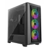 PC-Miditower-Gehäuse XILENCE XG151 – schwarz, unterstützt ATX/Micro-ATX/Mini-ITX, unteres Netzteil, 2x 3,5 Zoll + 4x 2,5 Zoll Einschübe