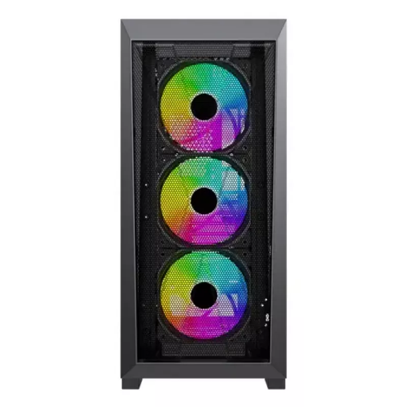PC-Miditower-Gehäuse XILENCE XG151 – schwarz, unterstützt ATX/Micro-ATX/Mini-ITX, unteres Netzteil, 2x 3,5 Zoll + 4x 2,5 Zoll Einschübe