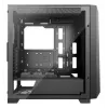 PC-Miditower-Gehäuse XILENCE XG151 – schwarz, unterstützt ATX/Micro-ATX/Mini-ITX, unteres Netzteil, 2x 3,5 Zoll + 4x 2,5 Zoll Einschübe