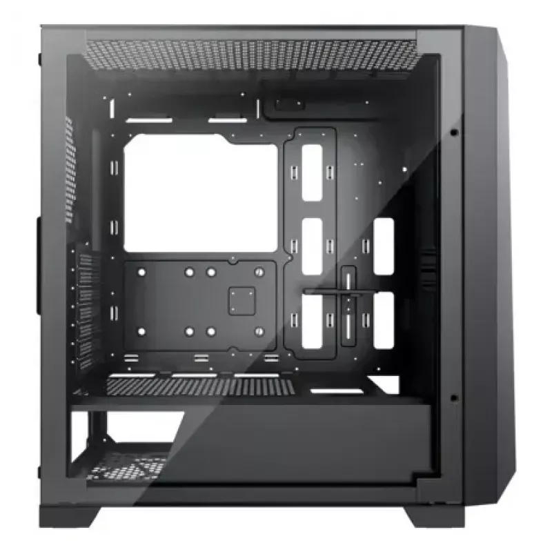 PC-Miditower-Gehäuse XILENCE XG151 – schwarz, unterstützt ATX/Micro-ATX/Mini-ITX, unteres Netzteil, 2x 3,5 Zoll + 4x 2,5 Zoll Einschübe