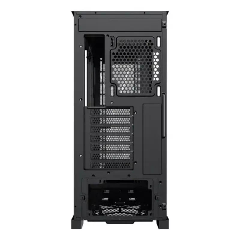 PC-Miditower-Gehäuse XILENCE XG151 – schwarz, unterstützt ATX/Micro-ATX/Mini-ITX, unteres Netzteil, 2x 3,5 Zoll + 4x 2,5 Zoll Einschübe