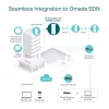 TP-Link Omada AX3000 Indoor/Outdoor WiFi 6 Access Point, 2.4 GHz, 5 GHz, 3000 Mbit/s, WPA, WPA-Enterprise, WPA2, WPA2-Enterprise, WPA3, WPA3-Enterprise, 10,100,1000 Mbit/s