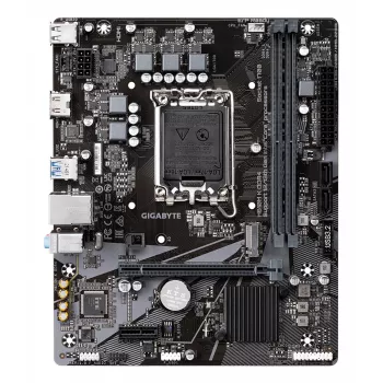 GIGABYTE H610M K DDR4 Motherboard - unterstützt Intel Core 14. Gen. CPUs, 3+1+1 Phasen Hybrides Leistungsdesign, bis zu 3200 MHz DDR4, 1x PCIe 3.0 M.2, GbE LAN, USB 3.2 Gen 1