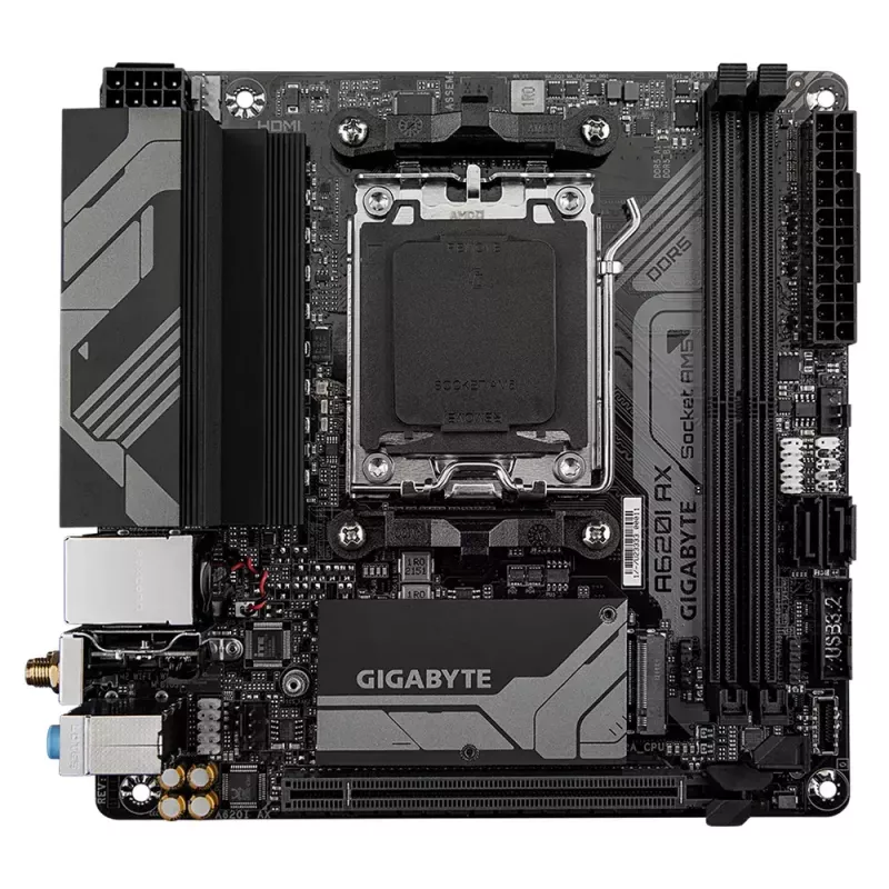 Motherboard GIGABYTE A620I AX, AMD A620, Sockel AM5, Mini-ITX
