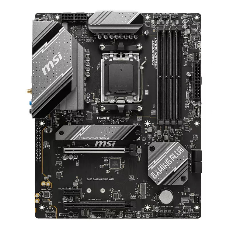MSI B650 GAMING PLUS WIFI Motherboard AMD B650 Sockel AM5 ATX
